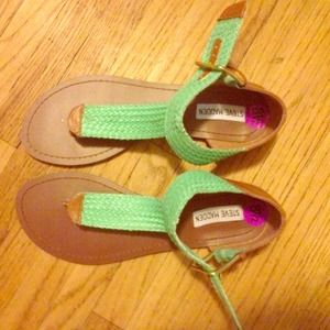 Steve Madden turquoise sandals!!!!