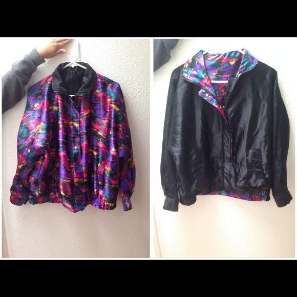 Reversible vintage jacket. (One size fits all)