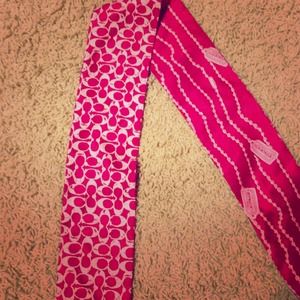 COACH SILK SCARF - NEVER WORN, PERFECT CONDITION