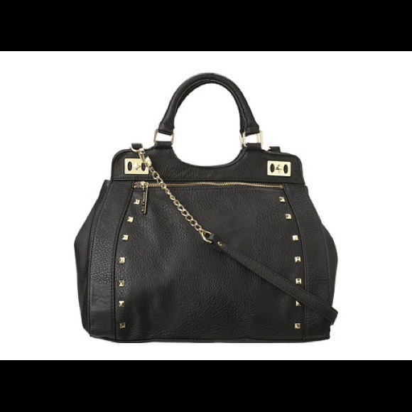 Olivia & Joy Handbags - ⚡️💁Reduced⚡️ NWTOLIVIA&JOY Black bag gold-studded