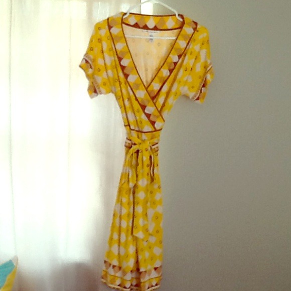 DVF, Diane Von Furstenburg wrap dress, size 10
