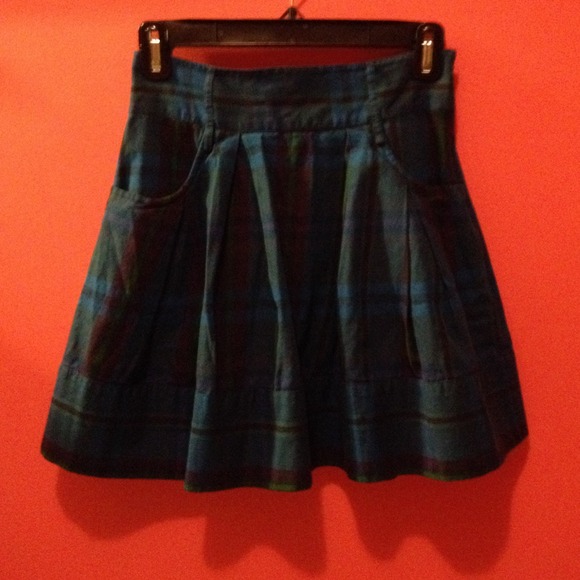 Forever 21 Plaid High-Waist Skirt