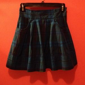 Forever 21 Plaid High-Waist Skirt