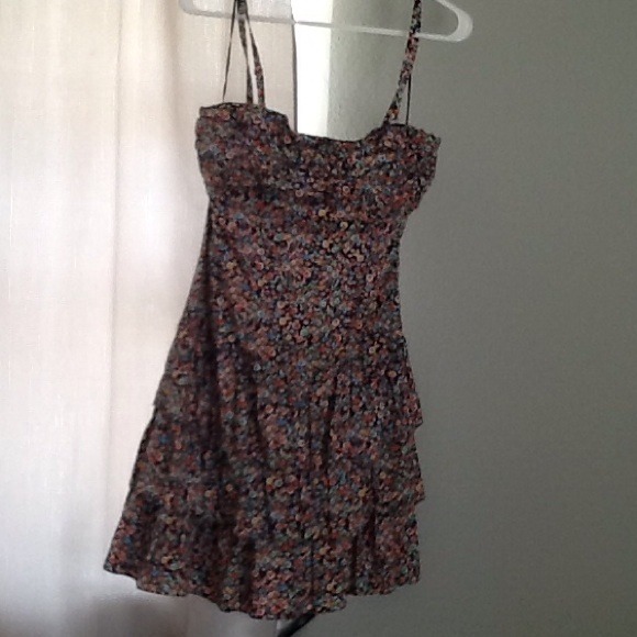 Flirty, flower print dress, size M