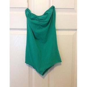 Forever 21 green bodysuit
