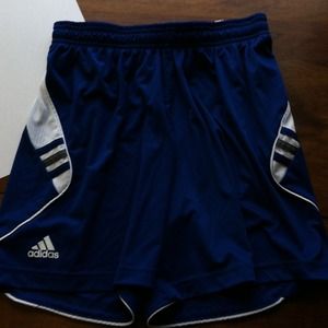 Royal blue Adidas women's soccer shorts - medium