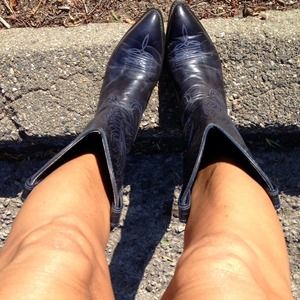 Cowboy boots.