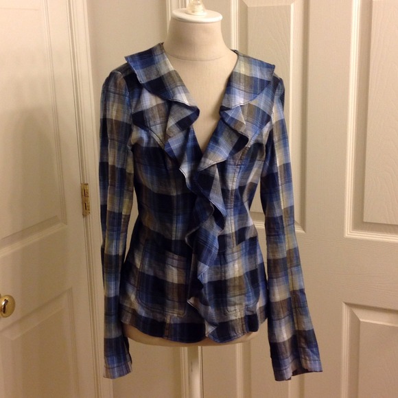 Free People Plaid Jacket