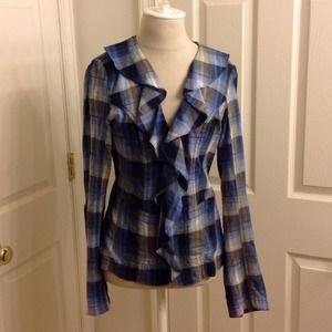 Free People Plaid Jacket