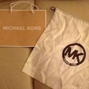 Michael Kors dust bag and small shopping bag