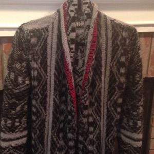 Warm, cosy,Aztec print sweater. New. No tags.