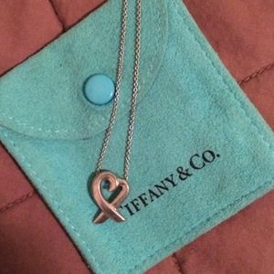 Paloma Picasso/Tiffany Silver Loving Heart Pendant