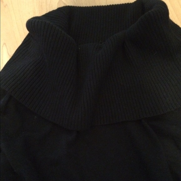 Black cowl neck sweater dress - Picture 2 of 4