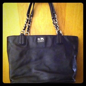 Coach Mahogany Leather Madison Tote Handbag