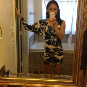 Floral print fitted dress by symphony