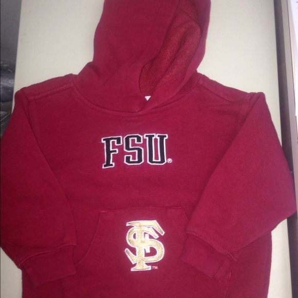 Size 2T FSU boys hoodie and jersey.
