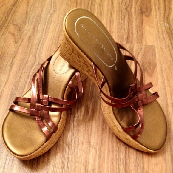 Metallic Bronze Wedges