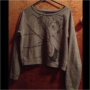 Tinkerbell cropped pullover