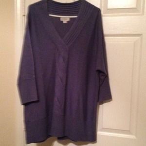 BLUE LIGHTWEIGHT SWEATER NWOT 💜