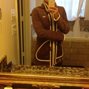 Long Adidas coat, worn once.