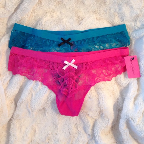 Pair of Betsey Johnson Thongs