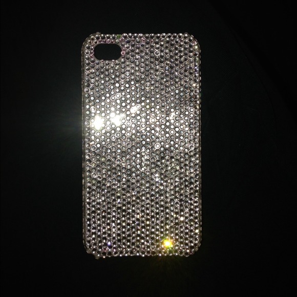 Handmade pink crystal iPhone case - Picture 2 of 3