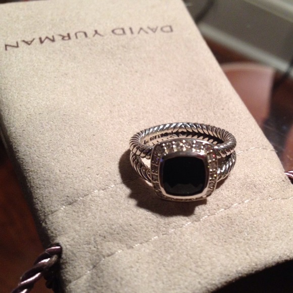 💃sold 💃David Yurman Petite Onyx Albion Sz5
