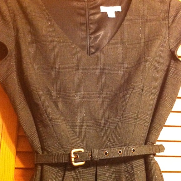 🎈Bundled🎈NY&Co. Brown structured dress - Picture 2 of 2