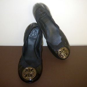 Tory Burch Caroline Elastic Trim Ballerina