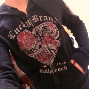 Lucky Brand zip up hoodie