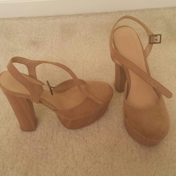 Forever 21 Nude Pumps with Platform Heel.