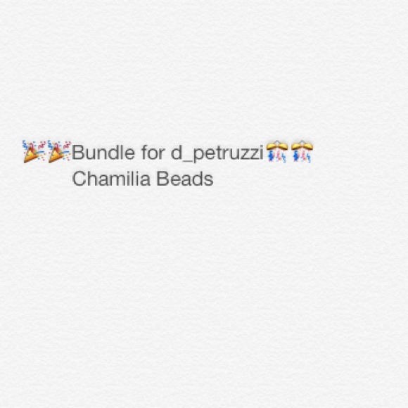 Bundle of 26 Chamilia beads