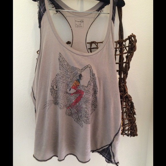 Free People racer tank top