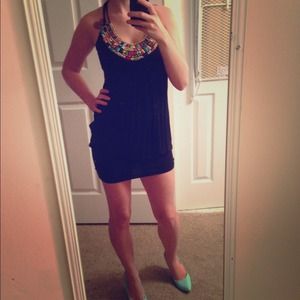 🎉🎊🎈FLASH SALE 20%🎈🎊🎉Beaded neck dress