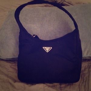 Authentic Prada Black Nylon Bag