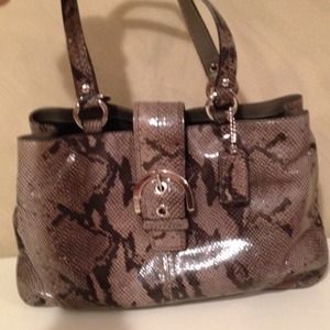 ON HOLD Coach python large purse