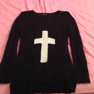 Black sweater/ long