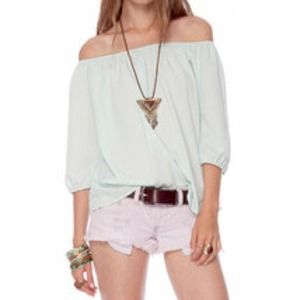 Off shoulder top