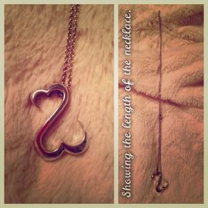 Open heart necklace