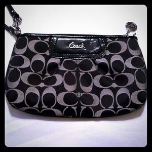 Large Coach wristlet
