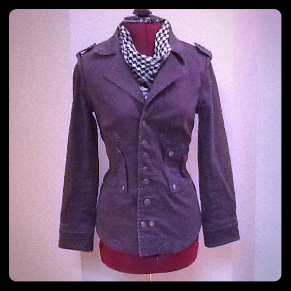 "SOLD" Military Style Fitted Jacket