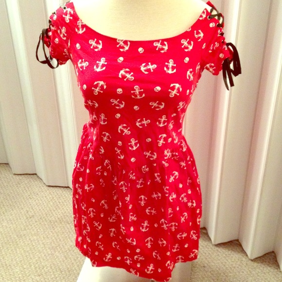 Anchor skull dress and Floral Dress bundle! 🌸