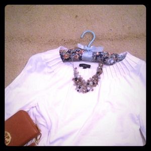 ❌Sold❌Talbots white 3/4 sleeve shirt