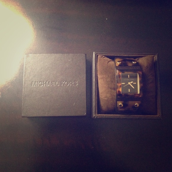 Authentic Michael Kors Tortoise Watch