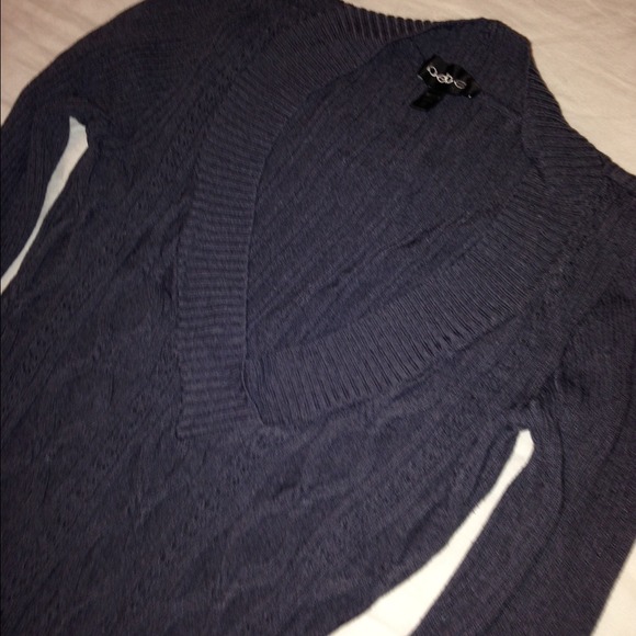 BEBE Grey Sweater !! - Picture 2 of 3