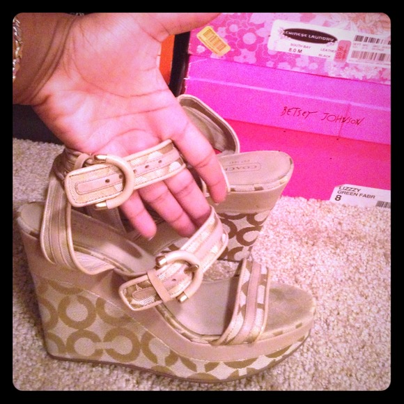 Coach wedges