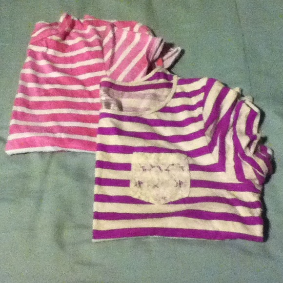 2 striped tshirts - Picture 1 of 1