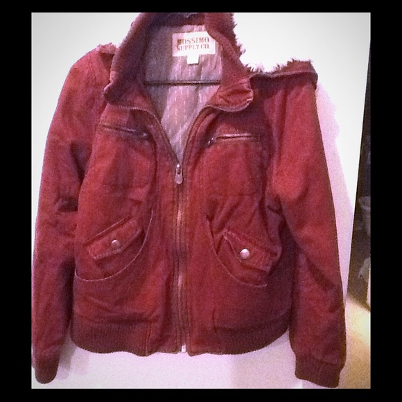 ✳️SOLD✳️ Bomber Jacket with Fur Hood