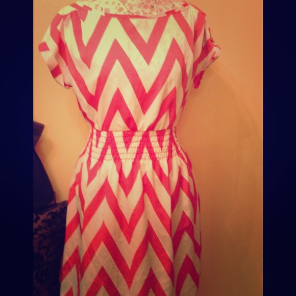 Chevron print dress