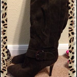 Brown Suede Boots